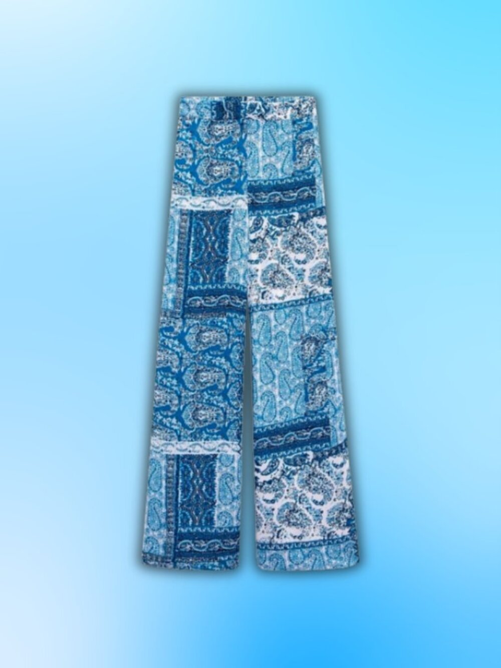 [ZARA] Printed Wide Leg Pants